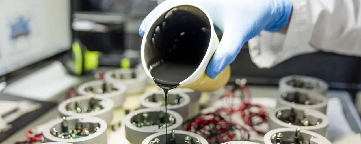 Potting de cartes électroniques