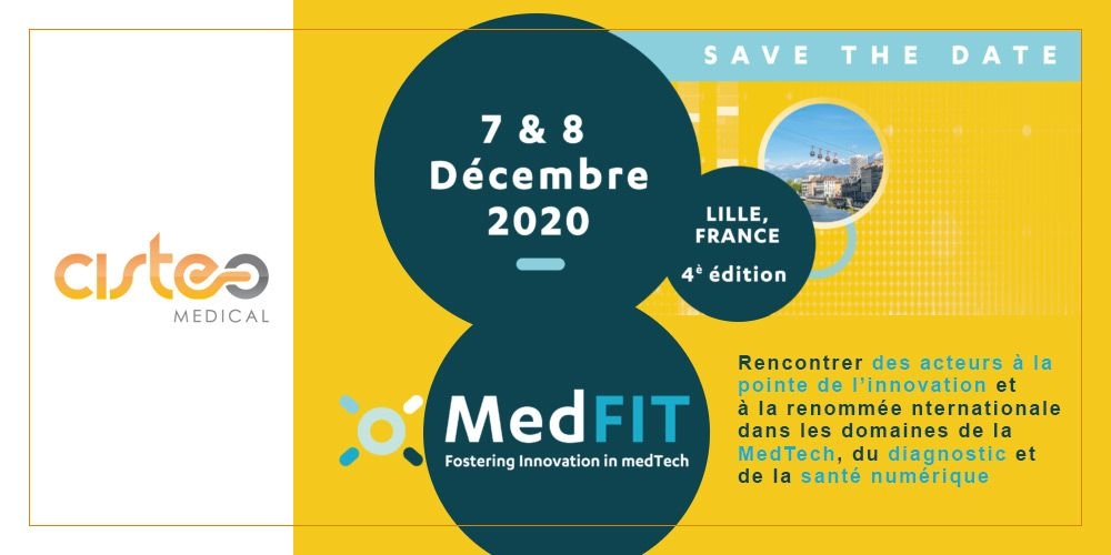Cisteo MEDICAL sera présent sur MedFIT à Lille